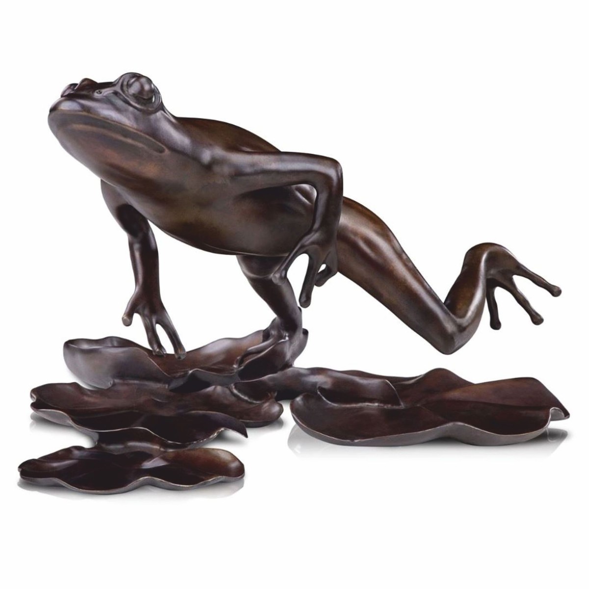 Luxury Bronze Frog Sculpture – 39 cm | Casa Padrino Baroque & Luxury Furniture
