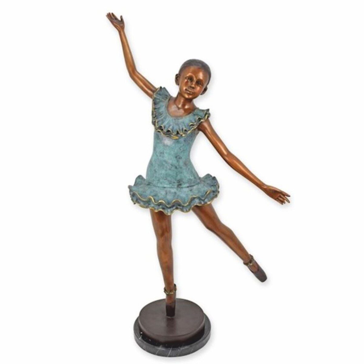 Art Nouveau Bronze Sculpture “Ballerina” – Timeless Elegance in Bronze